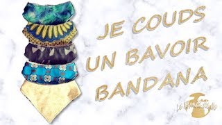 DIY  Je couds un bavoir bandana [upl. by Ehr]