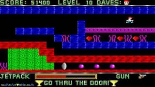 Dangerous Dave  level 110  4 warp zones [upl. by Glavin]