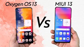 OxygenOS 13 Vs MIUI 13 Android 13 DETAILED COMPARISON [upl. by Leuneb]