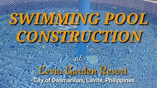 Swimming Pool Construction complete from start to finish Day 190 how to build pools Philippines [upl. by Ardnyk443]