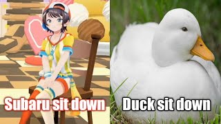 Subaru and duck comparison  Animal hololive [upl. by Waine]