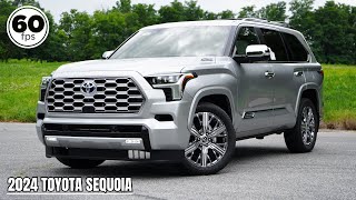 2024 Toyota Sequoia Review  Toyotas LARGE Luxury SUV [upl. by Noak243]