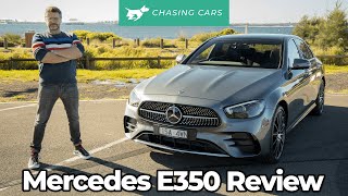 MercedesBenz E350 2022 review  are four cylinders enough in an EClass  Chasing Cars [upl. by Maillw]