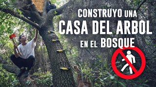 Construyo una CASA DEL ÁRBOL a MANO [upl. by Leifer612]