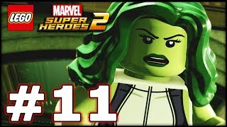 LEGO Marvel Superheroes 2  Part 11  Noir HD Gameplay Walkthrough [upl. by Anerrol796]