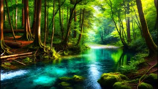 Music that relieves stress and work tension Relieves stress relaxing sounds river sounds Water [upl. by Alhahs]