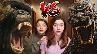 GODZILLA vs KONG IN OUR HOUSE [upl. by Mordecai]