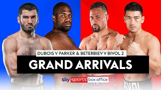 LIVE GRAND ARRIVALS 🔥  Daniel Dubois vs Joseph Parker and Artur Beterbiev vs Dmitry Bivol 2 [upl. by Halpern]