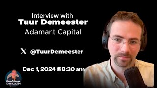 Interview with Tuur Demeester [upl. by Medea]