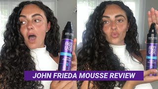 john frieda frizz ease mousse first impression [upl. by Ki]