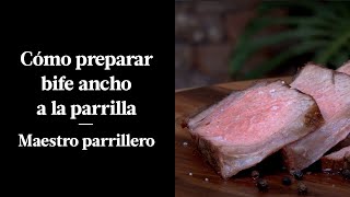 CÓMO HACER UN BIFE ANCHO A LA PARRILLA [upl. by Ecaidnac495]