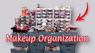 OMG THIS MESS Organize Makeup w Me Beauty Self Care amp Shop my Stash [upl. by Hallsy92]