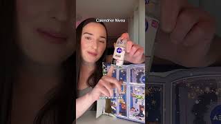 Publicité  j’ouvre le calendrier de l’Avent Nivea calendrierdelavent skincare nivea [upl. by Aysa]