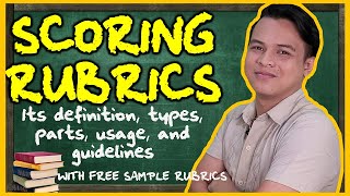 SCORING RUBRICS  Its definition types parts usage and guidelines with free samples [upl. by Eellehs]