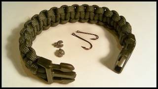 Paracord Fishing amp Survival Bracelet [upl. by Bethina]