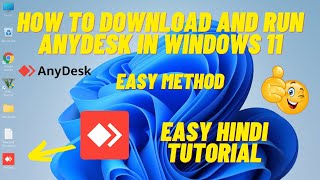 How To Download And Run AnyDesk In Windows 11  Download And Install AnyDesk In Windows 11 [upl. by Kresic]