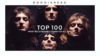 top 100 most recognizable songs of alltime 2024 version [upl. by Wina]