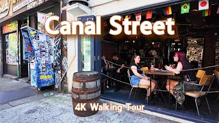 【4K】𝐖𝐀𝐋𝐊 🇺🇸 East End of Canal Street on the Lower East Side NYC [upl. by Terra]