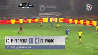 Resumo Paços Ferreira 10 FC Porto Liga 26ªJ [upl. by Acemahs]