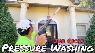 HOW TO SOFT WASH A HOUSE START TO FINISH [upl. by Jansson769]