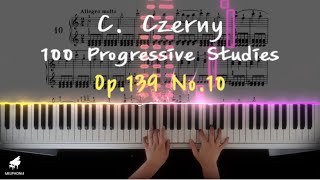 Czerny  Op139 No10 100 Progressive Studies [upl. by Tiana577]