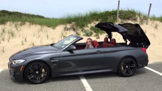 2015 BMW M4 Convertible Hard Top  NYDN Autos [upl. by Gambell]