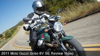 MotoUSA Review 2011 Moto Guzzi Griso 8V SE [upl. by Fidelas]