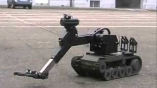 Outdoor Demonstration of an EOD Robot [upl. by Alrrats136]