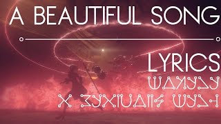 NieR Automata  A Beautiful Song  Opera Boss Lyrics [upl. by Ayaj]