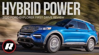 2020 Ford Explorer Hybrid Review Your new family hauler [upl. by Aeneus150]