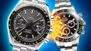 Omega Smashes Rolex Again Speedmaster Super Racing Watch [upl. by Neelear515]