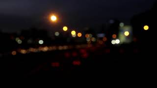 Car Lights  Street Light and Dark Night 4k Video Free Background Download And Use it [upl. by Llireva]