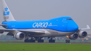 HEAVY POLDERBAAN Arrivals  B747F A350 A380  Amsterdam Schiphol Airport [upl. by Riley]