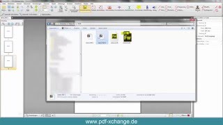 PDFXChange Editor  Wie Sie ein PDF Dokument via Drag and Drop einfügen [upl. by Petra594]