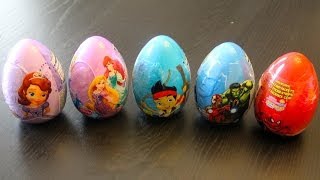 5 Disney Surprise Easter Eggs Avengers Princesses Sofia Jake and the Neverland Pirates Spiderman [upl. by Sierra698]