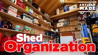 How To Maximize Storage Space  Shed Organization  Garage Organization  Garage Storage Ideas  DIY [upl. by Xonnel]