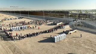 Heres what it looks like at the USMexico border as Title 42 expires [upl. by Fitzsimmons]