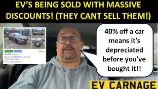 EV’S FOR SALE WITH HUGE DISCOUNTS  BECAUSE NO ONE WANTS THEM [upl. by Timmy]