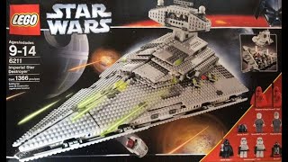 Star Wars Imperial Star Destroyer Lego Set 6211 FEATURING A RARE CHROME BLACK DARTH VADER MINIFIG [upl. by Haret138]