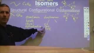 Structural configurational stereo and conformational isomers 3D organic [upl. by Stralka]