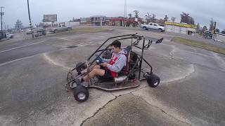 First ride in the 1000cc race kart build [upl. by Imij]