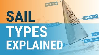 Different Sail Types Explained 9 Types of Sails [upl. by Eitsim]