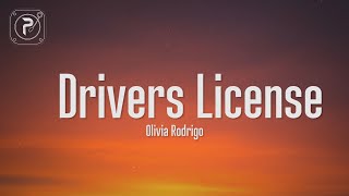 drivers license  olivia rodrigo Lyrics I got my drivers license last week [upl. by Sokram]