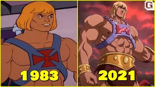 Heman Evolution in movies and cartoons 1983  2021 [upl. by Anawek206]