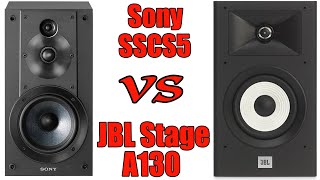 Sony SSCS5 vs JBL Stage A130 Sound Comparison Blind Test With Marantz PM7000N [upl. by Jarrell389]