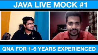 Java interview questions and answers for experienced  Live Mock  coding interview [upl. by Maillw390]