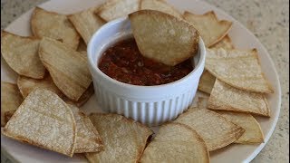 Baked tortilla chipsno oil [upl. by Aicenad322]