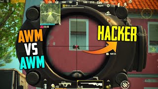 AWM FIGHT WITH HACKER WHO WILL WIN   SOLO VS SQUAD  PUBG MOBILE [upl. by Screens217]