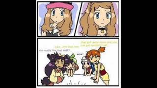 Ash and serena Comic memory [upl. by Anelem]