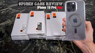 iPhone 15 Pro Max Spigen Case Review  Protection [upl. by Alamaj]